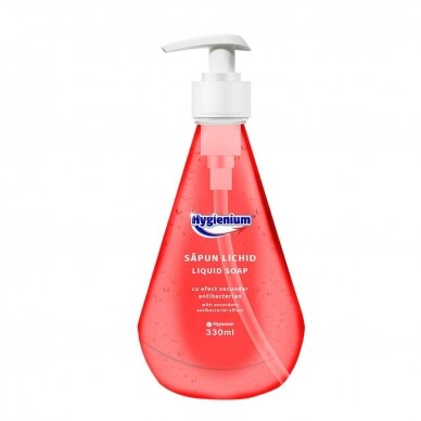 Antibakterinis skystasis muilas HYGIENIUM SECONDARY EFFECT RED, 330 ml