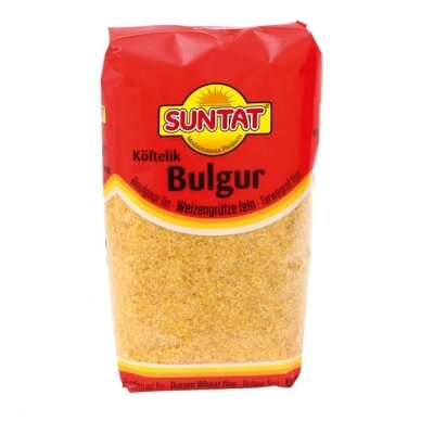 Bulgur smulkios kviečių kruopos (košei,salotoms) SUNTAT, 500 g