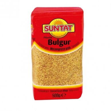 Bulgur stambios kviečių kruopos (plovui) SUNTAT, 500 g