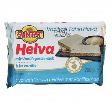 Chalva vanilės skonio SUNTAT, 200 g