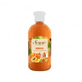 Dušo gelis SENZATE APRICOT & ALMOND MILK, 500 ml