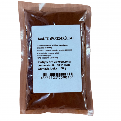 Gvazdikėliai malti, 100g