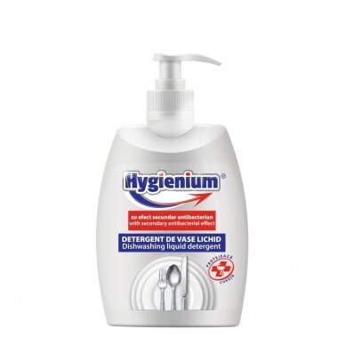 Indų ploviklis su dezinfekuojančiais priedais HYGIENIUM, 500ml