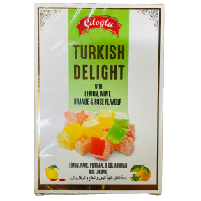 Įvairių vaisių skonio lokumas CILOGLU, 200g