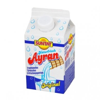 Jogurtinis gaivusis gėrimas SUNTAT AYRAN, 500 ml