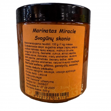 Marinatas Miracle svogūnų skonio, 500g