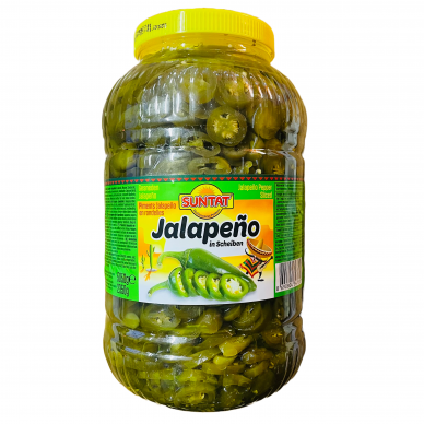 Marinuoti jalapeno pipirai smulkinti SUNTAT, 5050 g