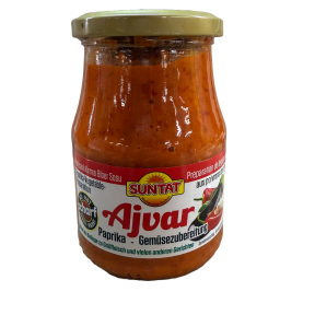 Paprikų padažas "Ajvar" aštrus SUNTAT, 340 g