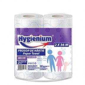 Popieriniai rankšluosčiai HYGIENIUM (2 sluoksnių) PURPLE, 2 vnt.