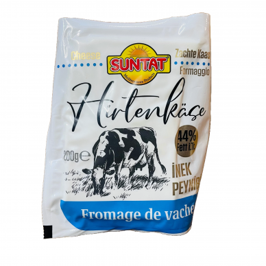 Bulgariškas karvės pieno sūris 44%, SUNTAT