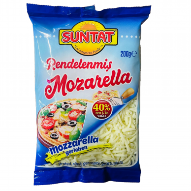 Tarkuota mocarela SUNTAT, 40% rieb., 200 g